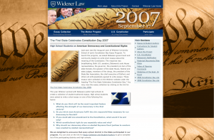 Widener Law Microsites